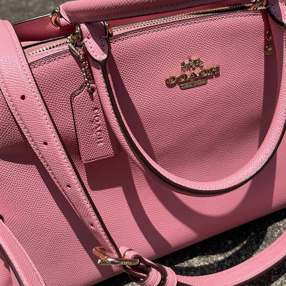 SOLD on eBay!! Coach Lillie Carryall 91493 in Bubblegum Pink - Picture 2 of 11